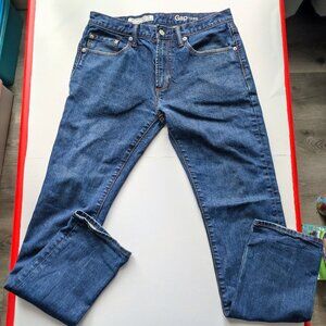 GAP jeans authentic slim denim blue men's size 30x32